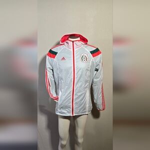Rare Adidas Mexico 2014 Anthem Jacket Windbreaker Brazil 2014 FIFA World Cup